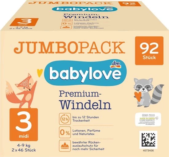 Babylove Premium 3d (4-9 kg)–92vnt 1 Babylove Premium 3d (4-9 kg)–92vnt