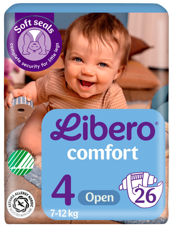Libero Comfort 4d (7-12kg)–26vnt 1 Libero-comfort-4-26-vnt