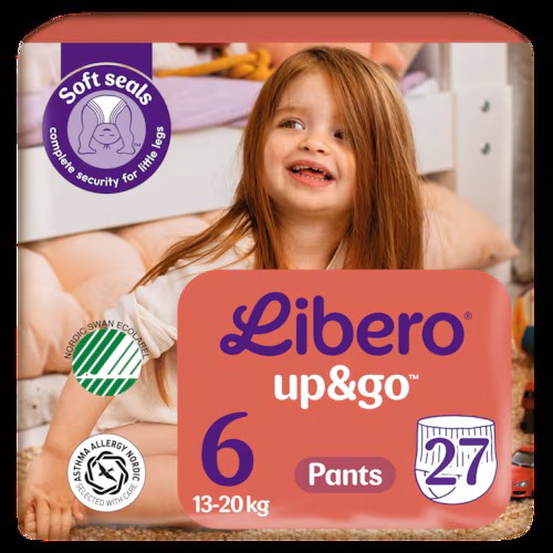 Libero Up&Go 6d (13-20kg)–27vnt 1 libero-up--go-6- 27 vnt