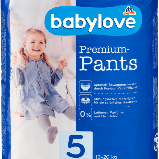 Babylove Premium PANTS 5d(13-20 kg)– 40vnt (20vnt x2)