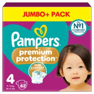 Pampers premium protection 4 , 62