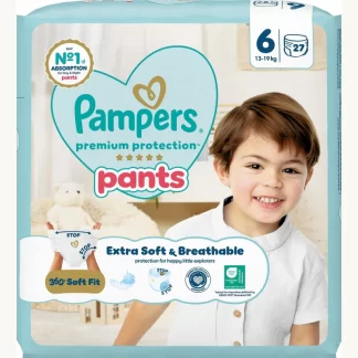 Pampers premium pants 6 dydis , 27 vnt.