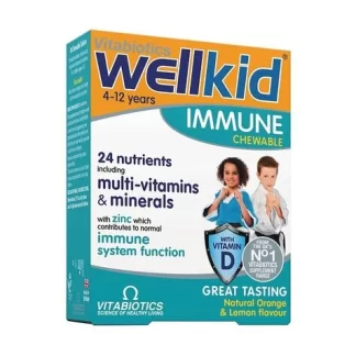 WELLKID Immune - 30 kramtomųjų tablečių