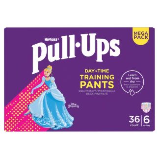 Huggies Pull-Ups GIRL sauskelnės-kelnaitės 6 dydis(15-23kg)–36vnt