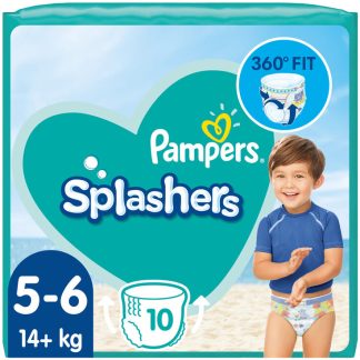 Maudymosi sauskelnės PAMPERS Pants Splashers,(5-6 dydis) (14+kg)-10vnt